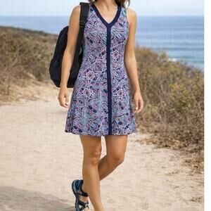 Title Nine Patterned Athletic Dress Dream Fabric Size Medium